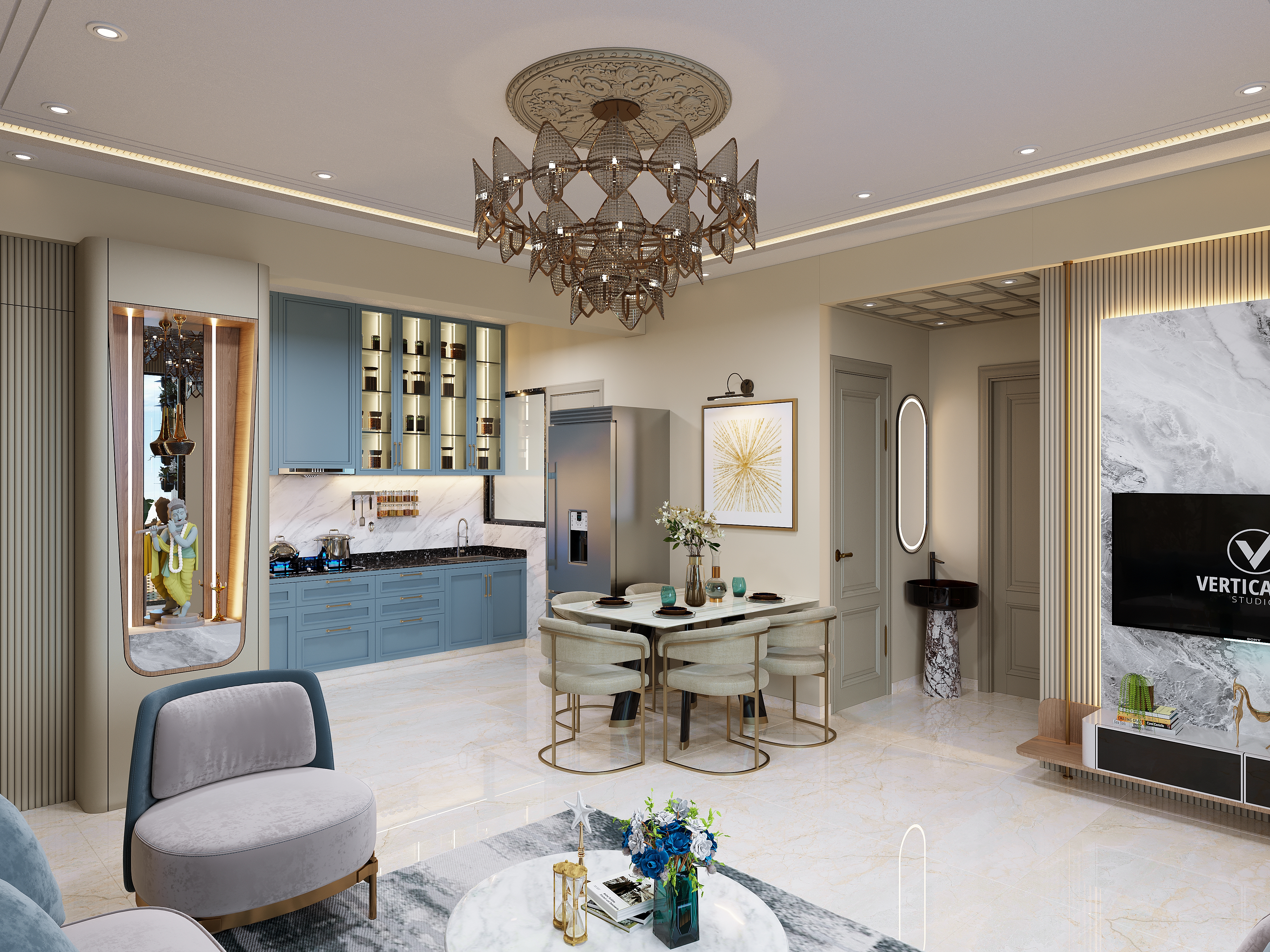 LIVING ROOM VIEW - 4